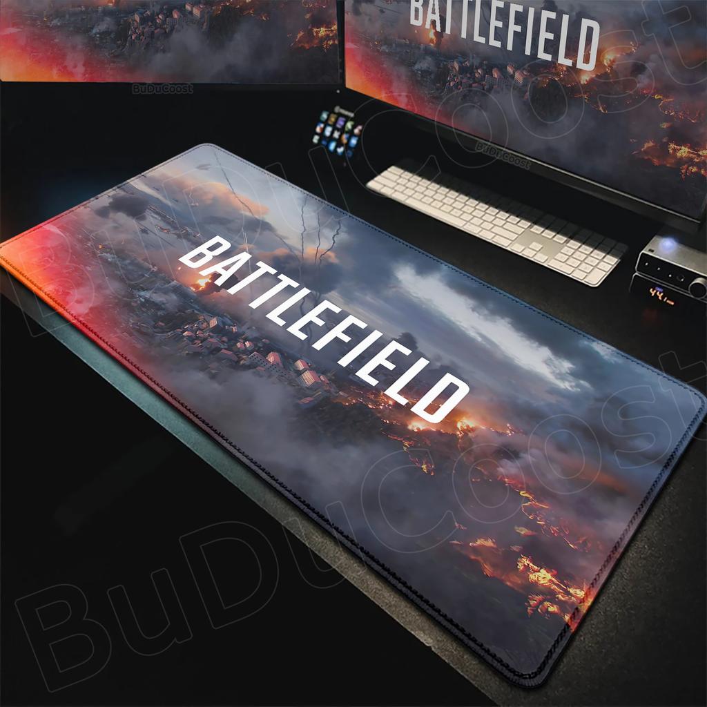 New Cool Game Wallpaper Battlefield 6 Mouse Pad Desk Mat Large Non-slip Non-slip Keyboard Ergonomic Office Rubber PC Home Custom