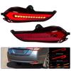 For Toyota Yaris 2017 2018 2019 Vios 2019 LED Rear Bumper Reflector Lights Brake Warning Dynamic Turn Signal Lamps Car Fog 12V