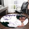 1pc Prince1 Print Round Carpet Chair Round Carpet Suitable for Bedroom Living Room Home Decorative Carpet