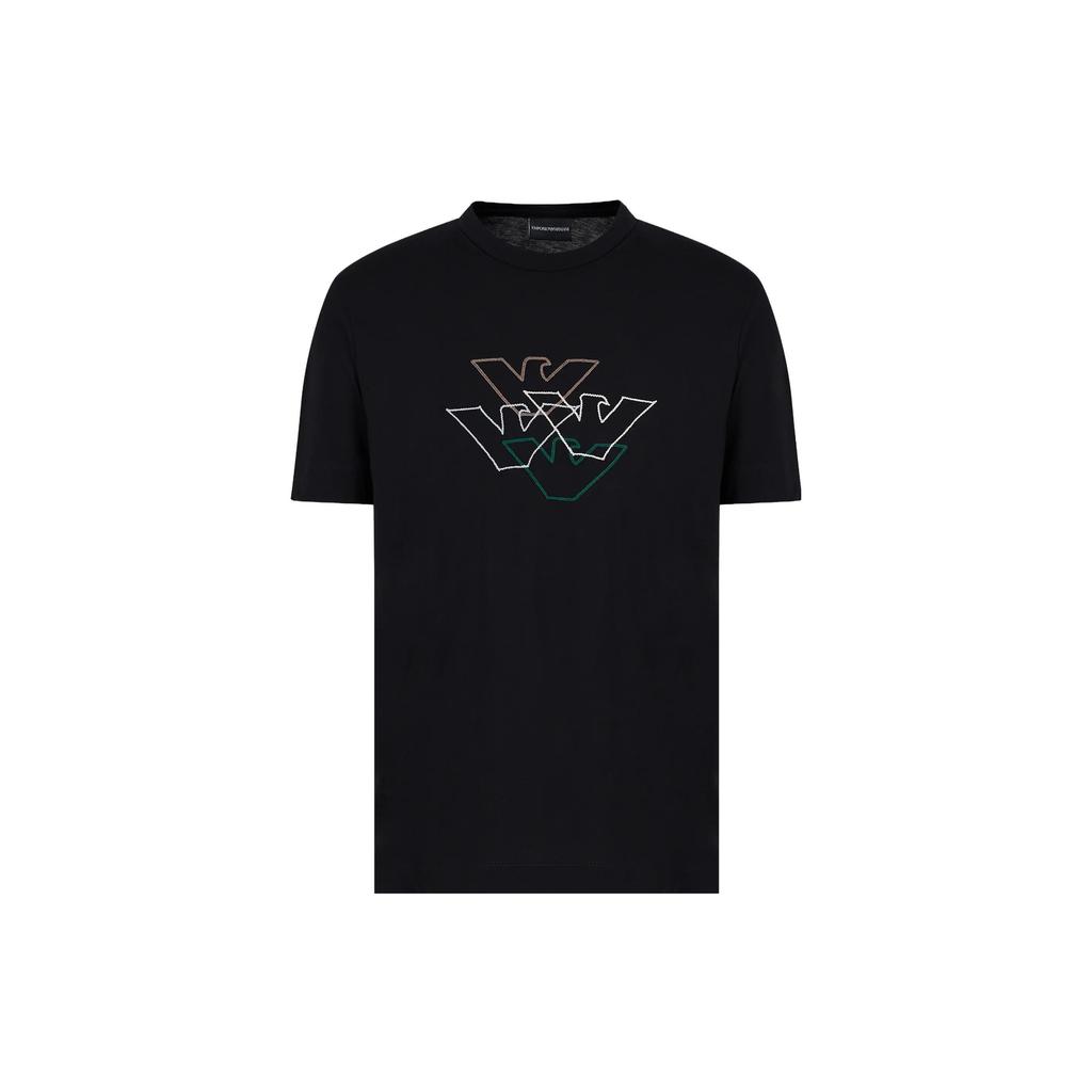 Emporio Armani Logo-print Cotton T-shirt 6R1T74-1JPZZ-101L0