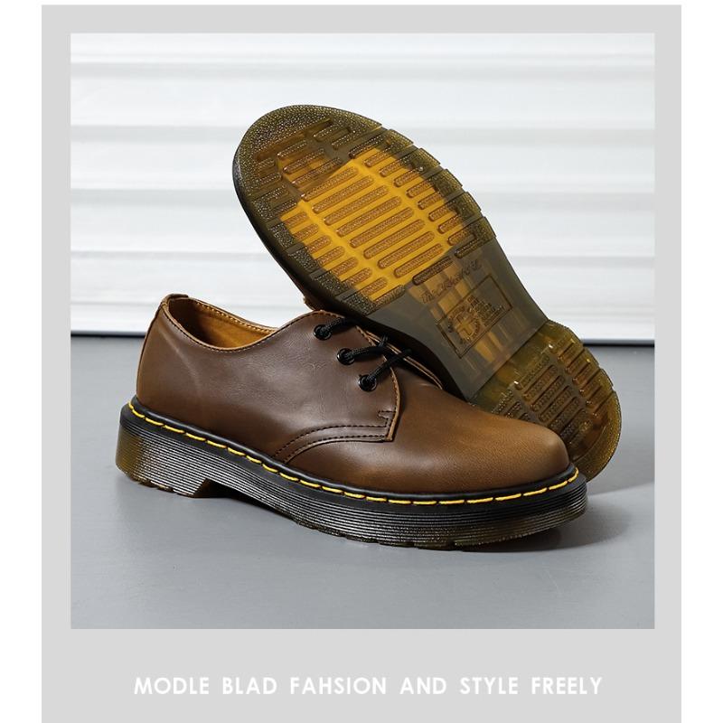 Полоска текста туфли Мэри Джейн натуральная кожа низкие маленькие кожаные туфли женская мода студент 46 коричневый 8380₽