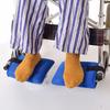 2PCS Wheelchair Foot Pads Anti Slip Design Mesh Fabric Pedal Covers Simple Setup Enhances Safety and Stability