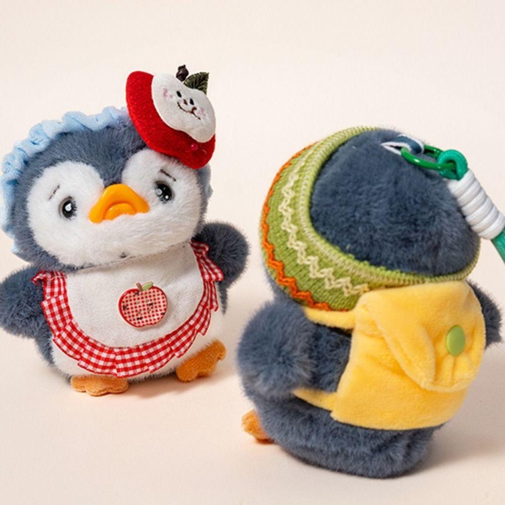 Backpack Charms Cartoon Plush Doll Pendant Japanese Style Cute Bag Pendant Penguin Keychain  Girls