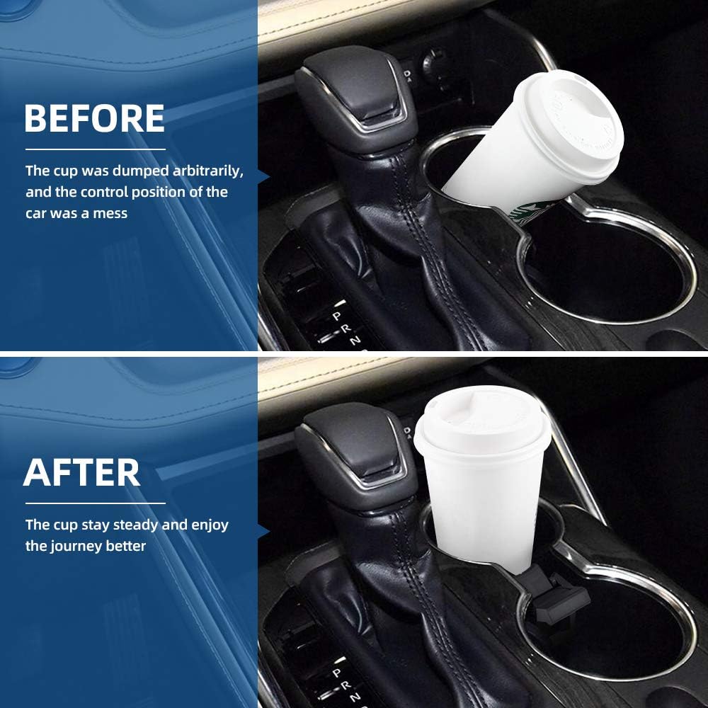 JoyTutus Cup Holder Compatible With Toyota Highlander 2014-, Fits Most Cup Sizes, Center Console Drink Holder Ert Divider