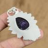 Natural Chevron Amethyst Gemstone Pendant 925 Sterling Silver Jewelry For Women