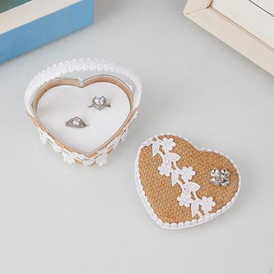 Wedding Ring Bearer Box Bridesmaid Basket Accessories Flower Girl Holder for