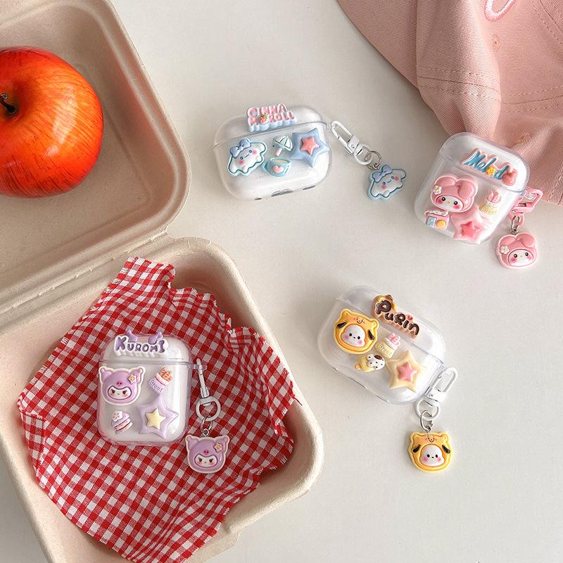 Dream Cute Puppy Devil For Airpods Pro Protective Case Apple 3 Generation Wireless Bluetooth Headset Case 4 Generation