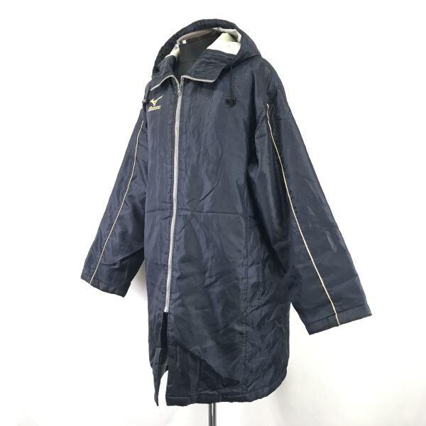 Mizuno Hakone Ekiden Bankmantel Größe F Marineblau Offizieller Yomiuri Zeitungsmantel Jacke Jumper(GEBRAUCHT)