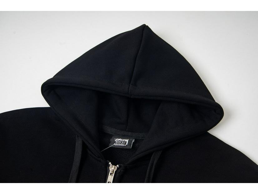 SS25BACK Retro Φούτερ με Φερμουάρ High Street: Εφαρμογή Νέο Καπέλο με Κεντημένο Λογότυπο Γράμματος