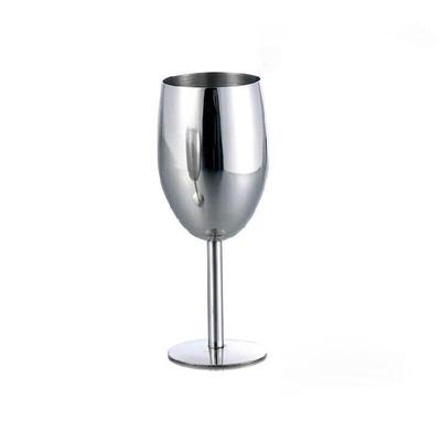 Stainless Steel Stemmed Wine Glasses