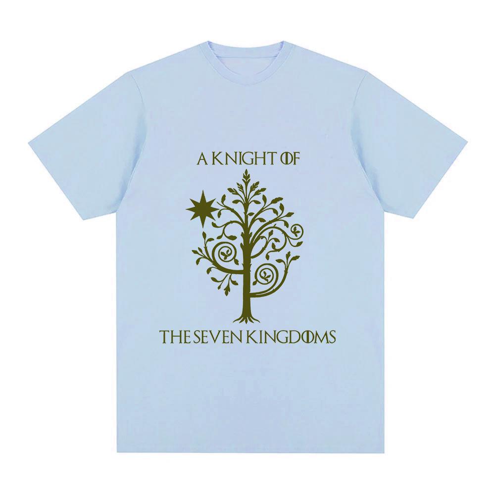 A Knight of The Seven Kingdoms Tee Shirt for Men Women Printed T Shirts 100% Cotton Clothes Comfortable O-neck Casual Tee-shirt