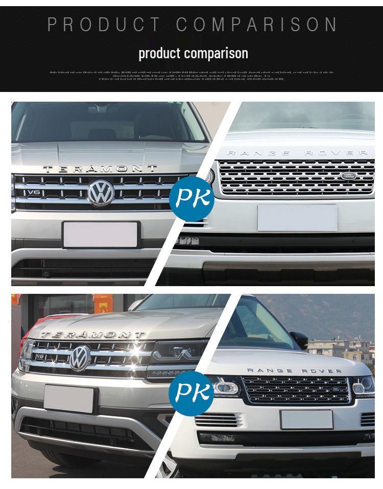 Teramont Custom Engine Hood Lettering Car Sticker