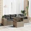 Vidaxl 5-Cz. Set da Giardino, Cuscini, Rattan PE Grigio