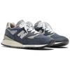 New Balance Zapatillas de Hombre 998 Hechas en EE. UU. Azul Marino Gris 2023 Hombres Zapatillas Azul Crema U998NV