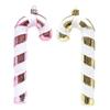 Decorative Accessories Candy Canes Ornament Durable Plastic Christmas Tree Decorations For Holiday Homes Party
