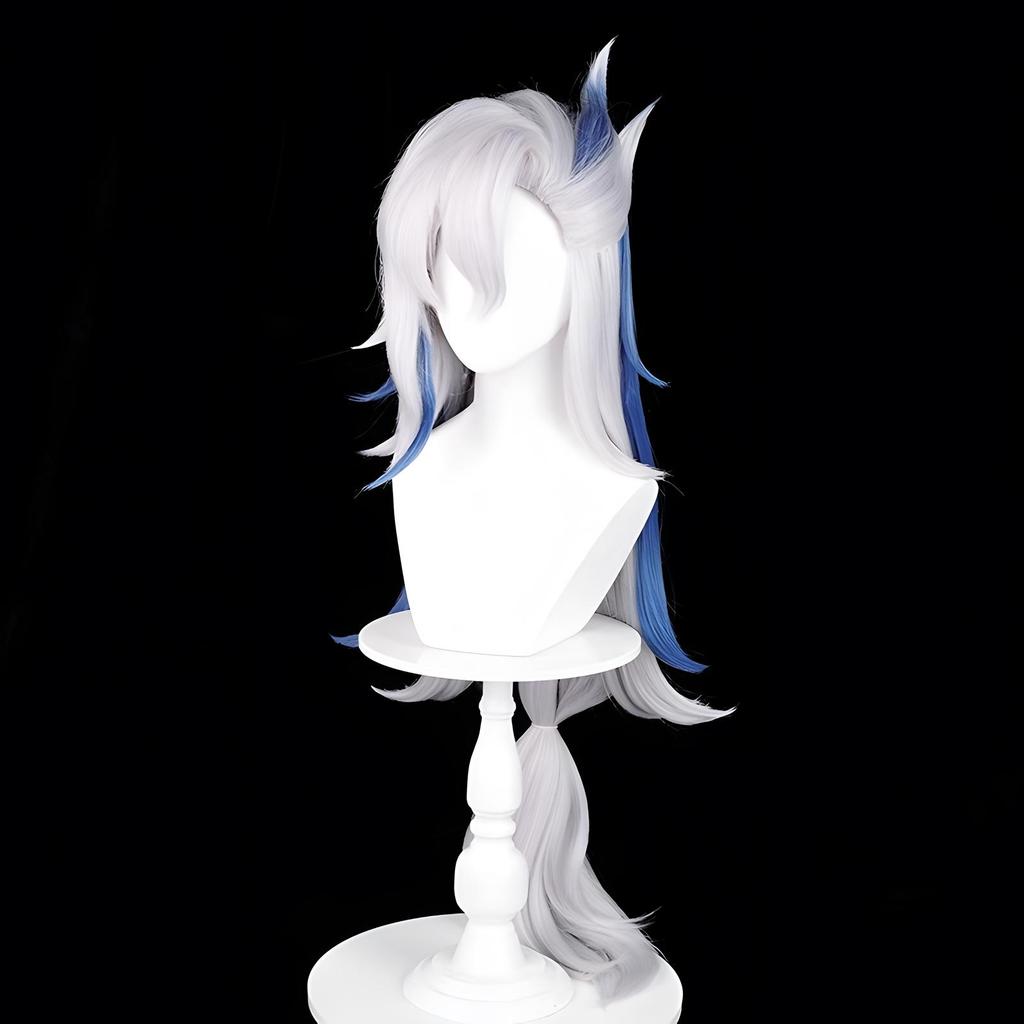 Neuvillette Cosplay Wig - Cardamom Genshin Impact Fontaine Style