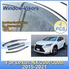 For Lexus NX 200t NX200 300h 300 2015-2021 Window Door Visor Vent Awning Sun Rain Wind Guard Cover Deflector Car Accessories