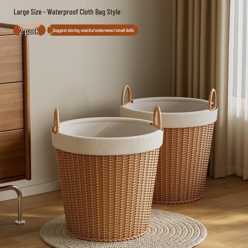 Elegant Large-Capacity Laundry & Toy Storage Basket
