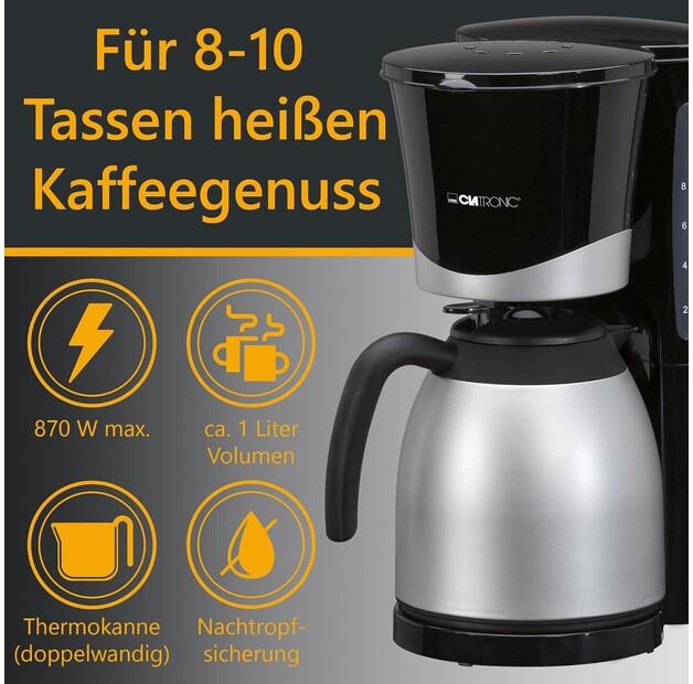 Кофеварка Clatronic KA 3327 schwarz (263991)