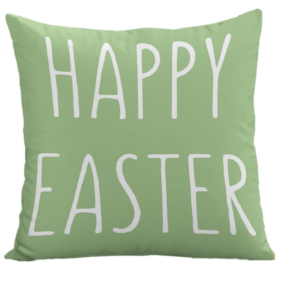 

Easter Bunny Carrot Pattern Plush Throw Pillow for Bedroom or Sofa Decoration 45x45 cm