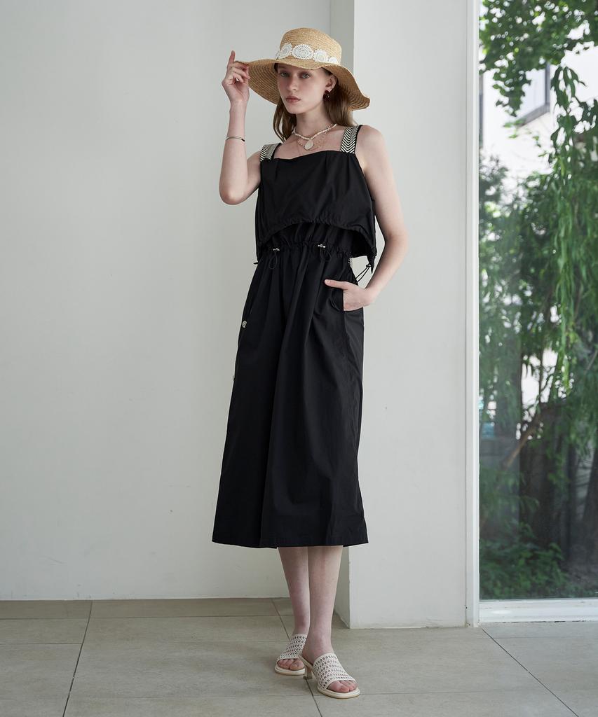 Leni And Mccoy Wing String Sleeveless Long Dress Mm08Op007Hjy