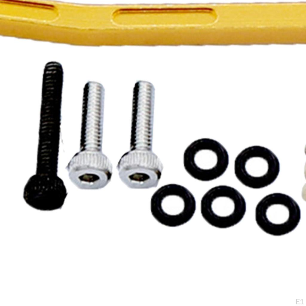 2 Pieces 1:24 Scale Steering Link Rods Replaces Linkage Pull Rod for Fcx24 RC Car DIY Parts