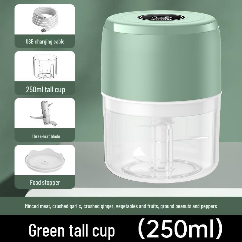 Electric Mini Garlic Masher: Automatic, Wireless Kitchen Tool for Garlic & Baby Food