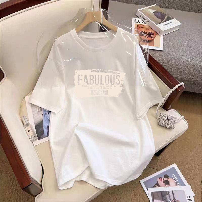 New Korean Men's and Women's T-shirt Fashionable Summer Oversized Short Sleeved T-shirt Men's and Women's Top