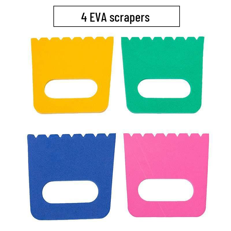 Children's Round Sponge Paint Brush for Art & DIY