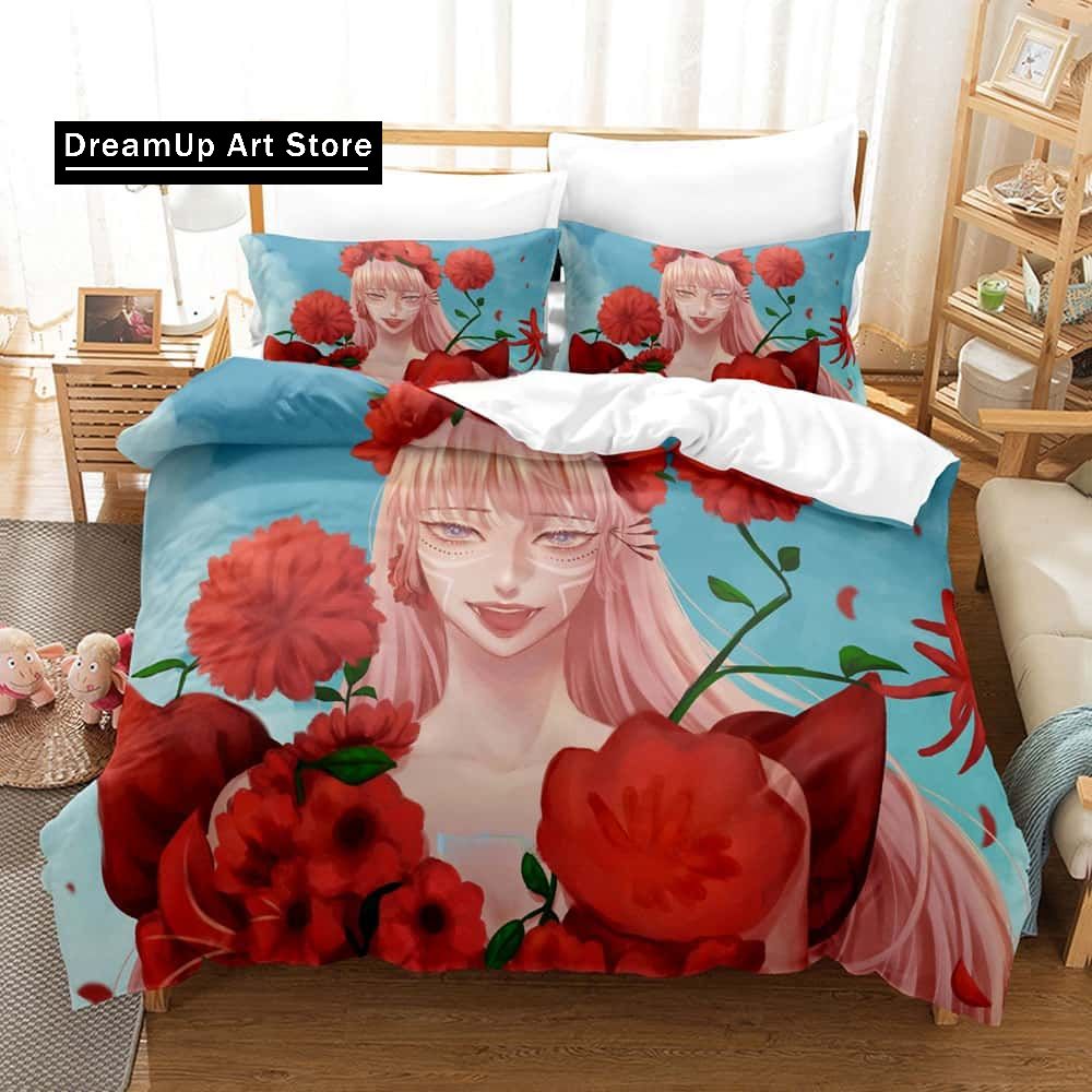 Anime Sänglakan Set Belle Sängkläder Set Enkelsäng Tvilling Full Queen King Size Sängset Vuxen Barn Sovrum Påslakanset Hemtextilier