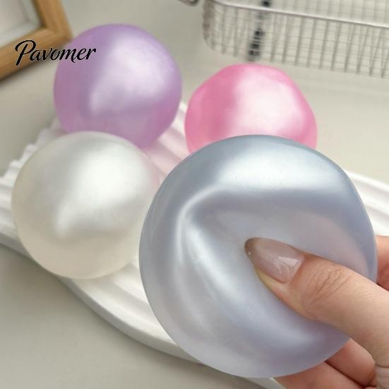 Stressabbau-Bälle Formbarer Ball Fidget Spielzeug, Angst Perlmuttfarben Knetbar Dehnbar Weich Formbar Schreibtischspielzeug für Kinder Erwachsene