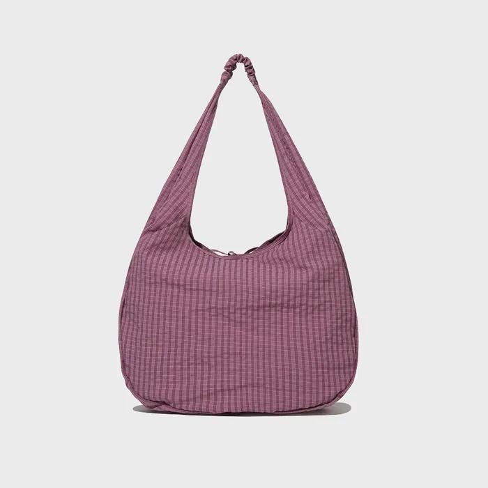 [Worn by Choi Yoon-ji] Women's Shirred Egg Eco Bag Purple
