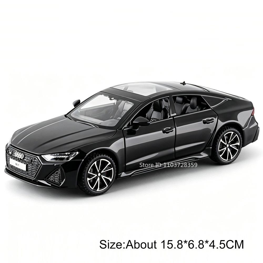 1:32 Scale Rs7 A6L Model Toy Cars Metal Diecast Doors Opened Pull Back Exquisite Interior Decoratio Vehicles For Friends Gifts