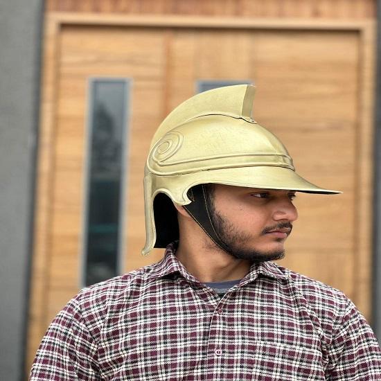 Greek Scythian Warrior Helmet Iron Medieval Armor Wearable LARP Cosplay Historical Gift