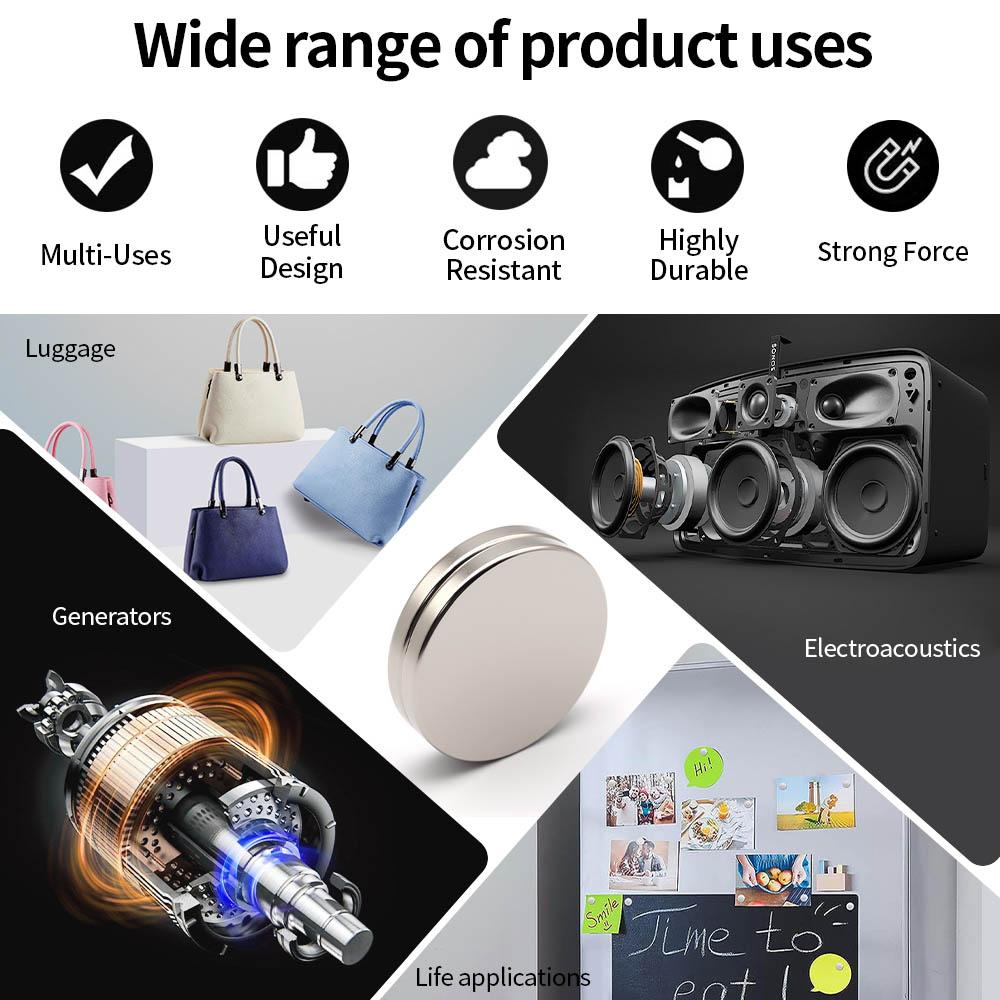 40x5mm Super Strong Neodymium Magnet N35 NdfeB Permanent Magnetic imanes Round Powerful Magnets Refrigerator