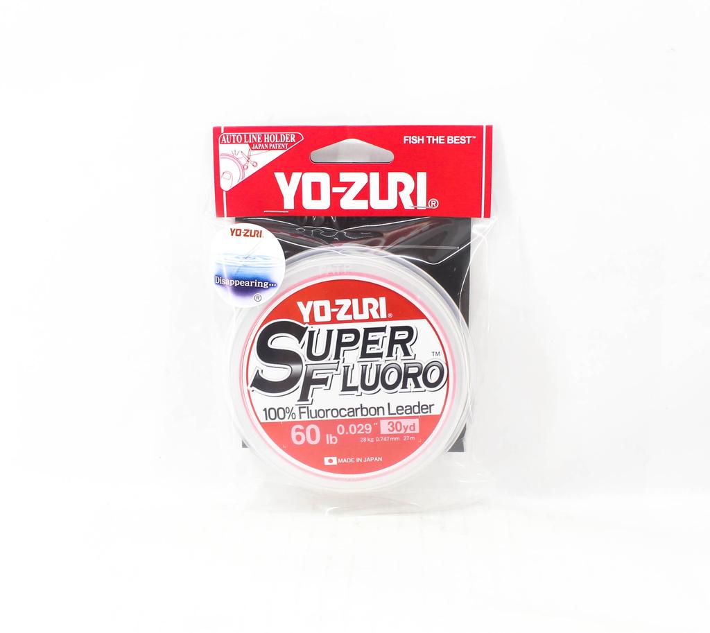 Yo Zuri Super Fluoro Fluorocarbon Leader 30yds 60lb 0.747mm R1492-NC (8700)