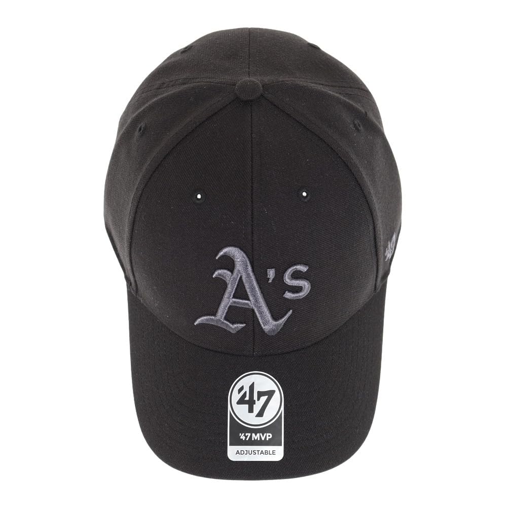 Forty Seven Athletics 47 MVP Cap (47) B-MVP18WBV-BKJ (Black/FF/Men's, Lady's)