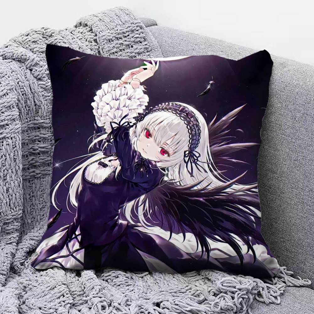 Rozen Maiden Anime Girl Mercury Lampe Home Sofa Cushion Covers and Aecorative Custom Pillow Covers