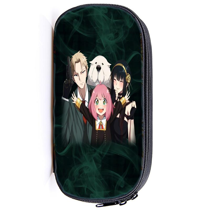 Spy X Family Pencil Case Anya Forger Multifunction Pencil Pouch School Supplies Pen Case Stationery Pencilcase