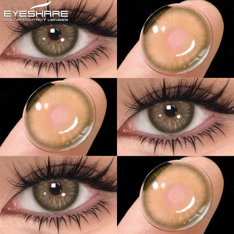 Eyeshare Colored Contact Lenses Eyes New York Pro Series 1 Pair Decoration Comestics Makeup