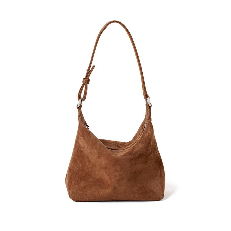Autumn winter Women's Cow Genuine Leather Shoulder Bag Female Retro Cowhide Handbags Ladies Fashi Designer Luxury velvet Bags