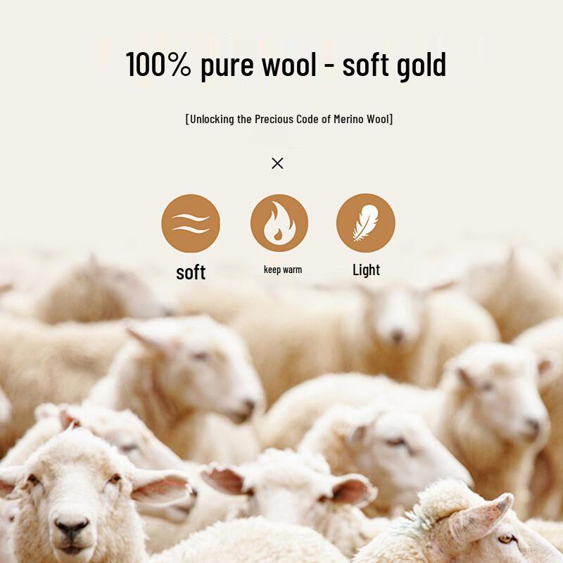 Men's 100% Wool Quarter-Zip Stand Collar Sweater