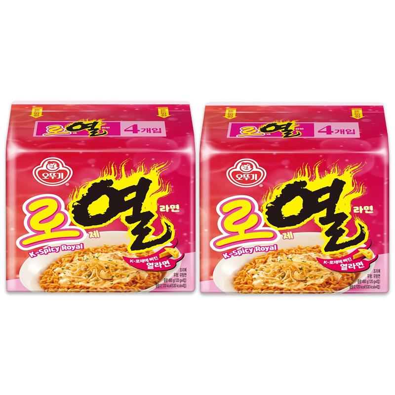 Ottogi Yeul Ramen Cheese Cream Edition (120g × 4 Packs) (2 Options)