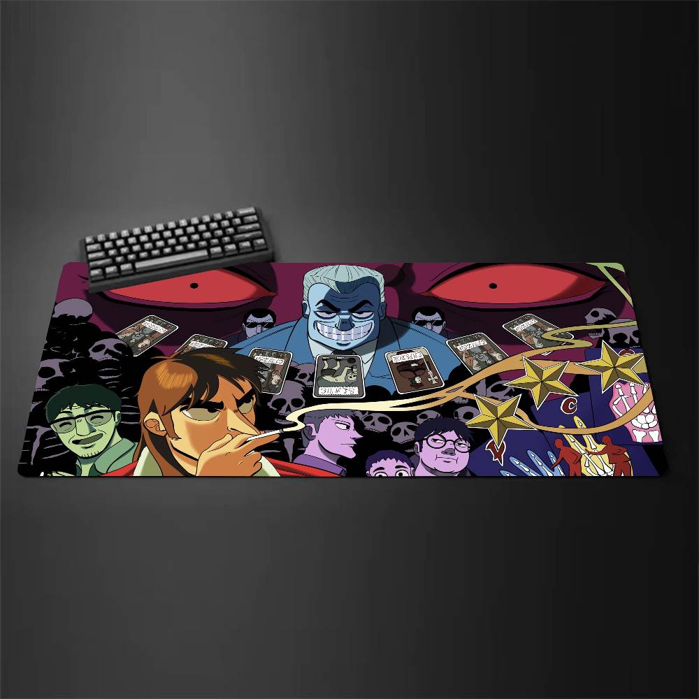 Anime K-Kaiji Mousepad Non-slip Suitable For Office Computers Laptops E-sports Game Desk Mats XXL Keyboard