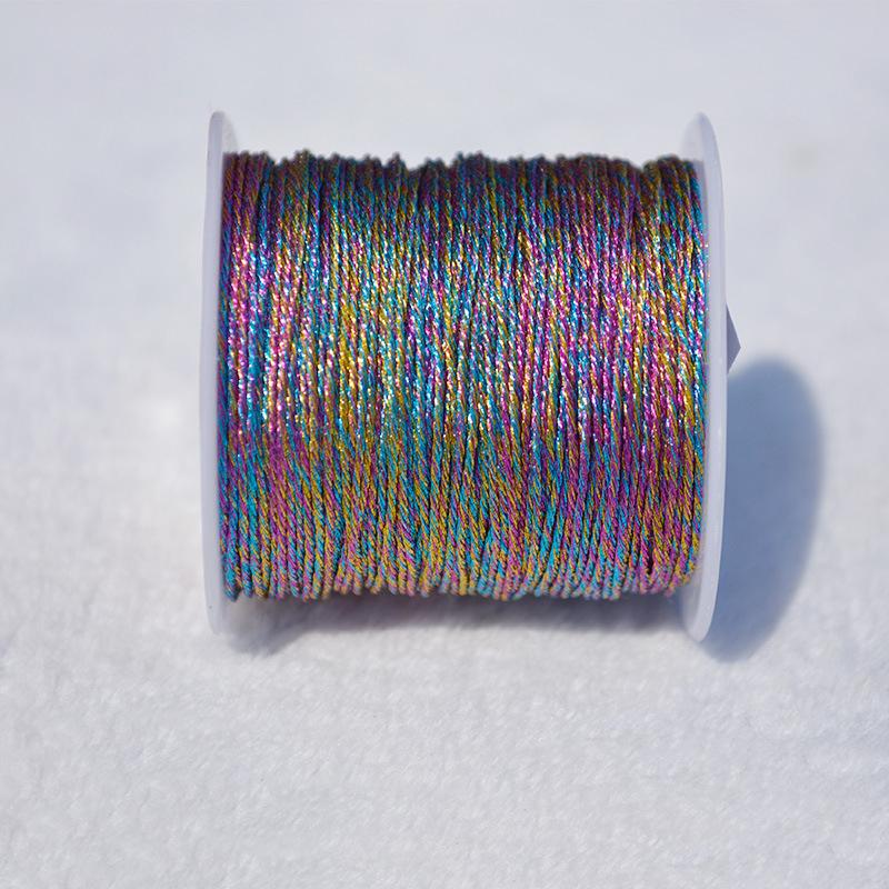 0.2mm 0.4mm 0.6mm 0.8mm Handmade DIY Wires Rayon Colorful Jewelry Making Bracelet Necklace Rope