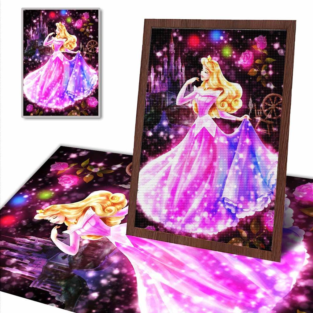 Full Round Diamond Painting Beautiful Princess Art Rhinestone Picture Mosaic DIY 5D Cross Stitch Embroidery Home Decoration