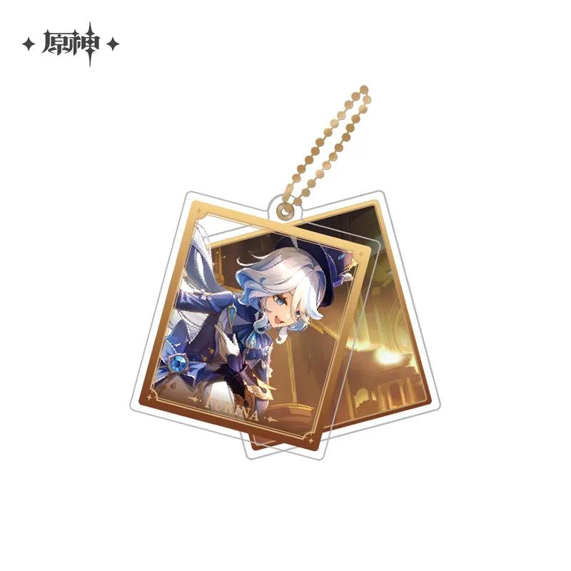Sunsyea Genshin Impact Official Merch miHoYo Original Theme Series Keychain Vol.3 Alhaitham Kaveh Furina Wanderer Navia