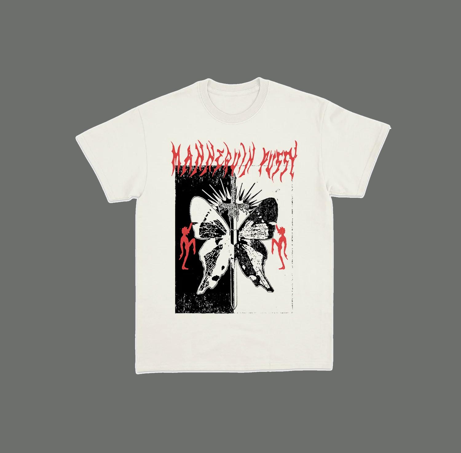 Mannequin Pussy Butterfly Natural T Shirt White Classic Unisex S-5XL S