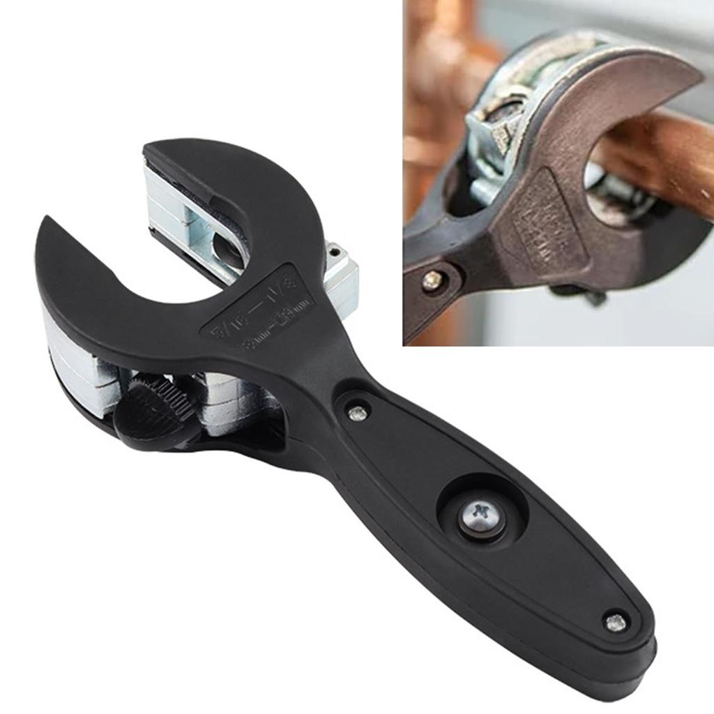 Ratcheting Tubing Cutter Tool Zinc Alloy 829mm(516in To 118in) Copper PVC Pipe Close Quarters