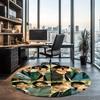 Stray Kids Printed Round Rug Carpet Chair Rug Area Rug Entryway Doormats,for Office Chair Living Room Bedroom Kitchen Room.